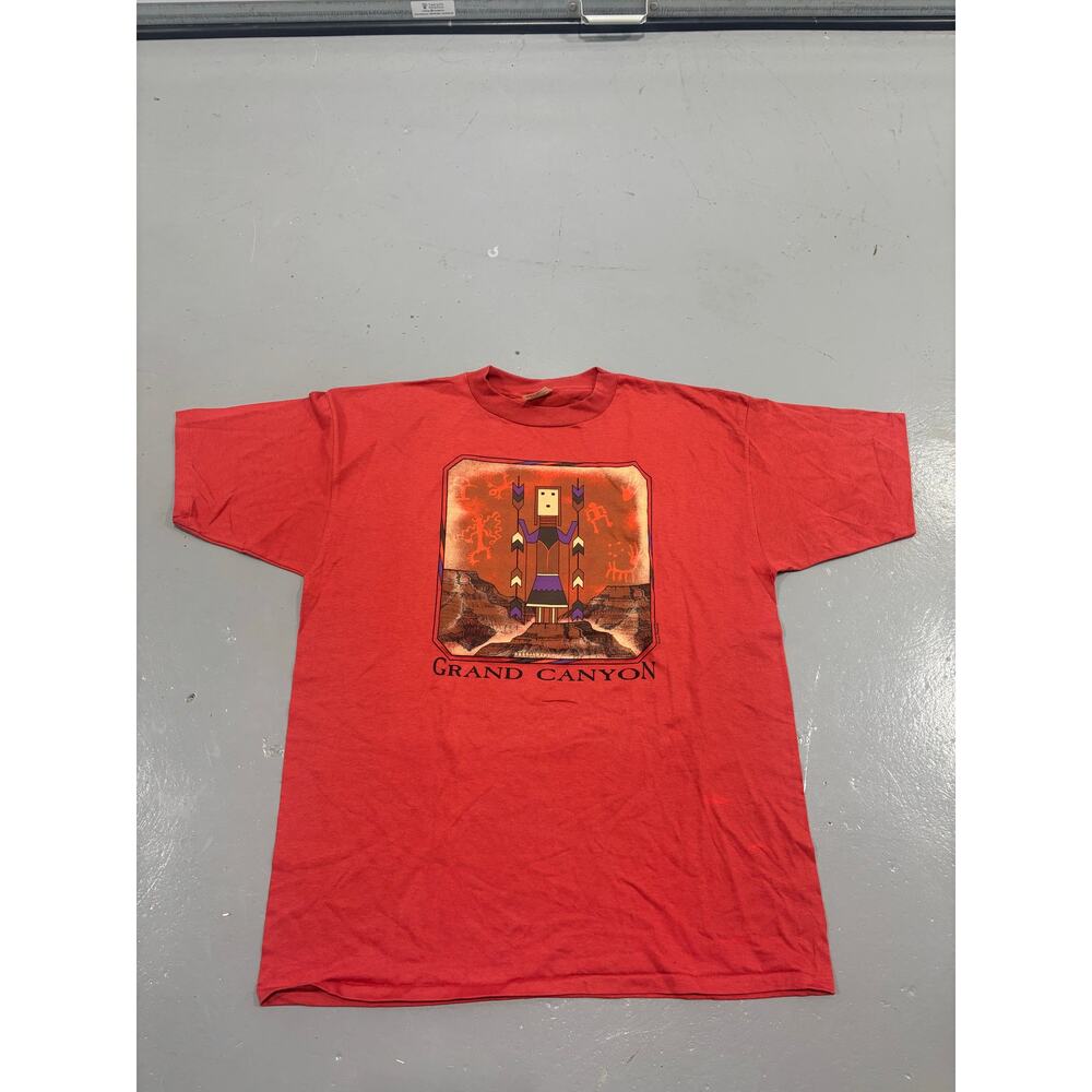 Vintage Grand Canyon T-Shirt 2XL Single Stitch‎ National Park Arizona 90s Gray